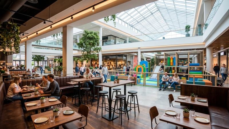 Experiential Retail Multi Purpose Atrium and Food Hall