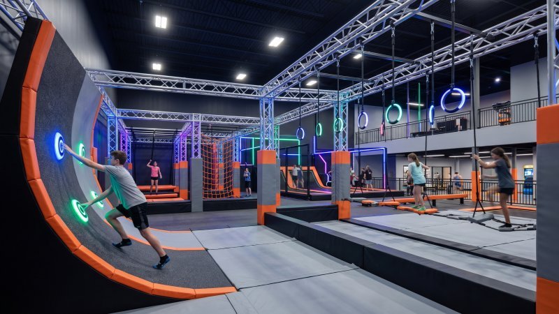 Gamified Ninja Warrior Course Equipment