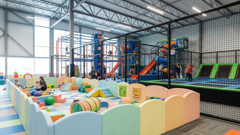 Indoor Playground Age Zoning Layout