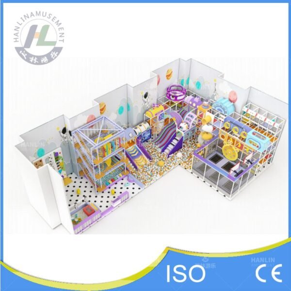 Large Indoor Ball Pit and Tube Slides