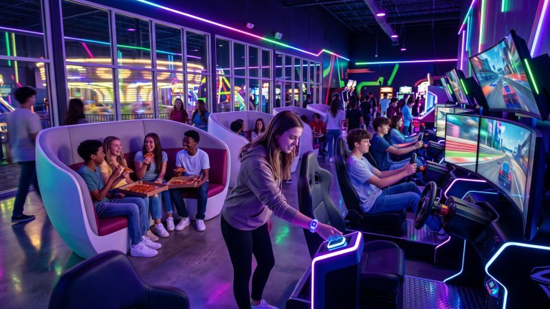 Teen Amusement Center Cafe And Arcade