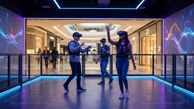 Virtual Reality Arena in Shopping Center