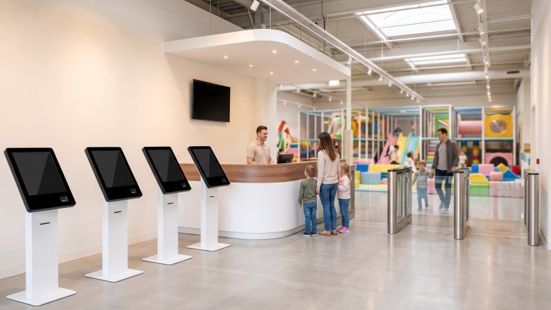 Automated Playground Check In Kiosks