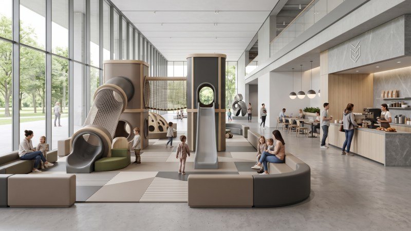 Clean Museum Play Area and Family Cafe
