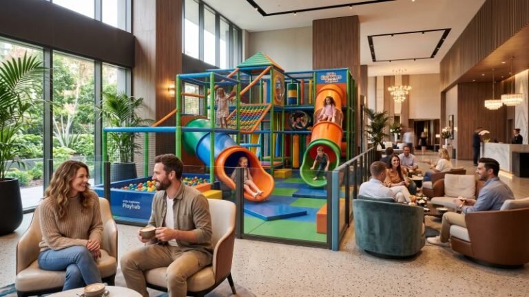 Modern Family Friendly Hotel Resort Playground
