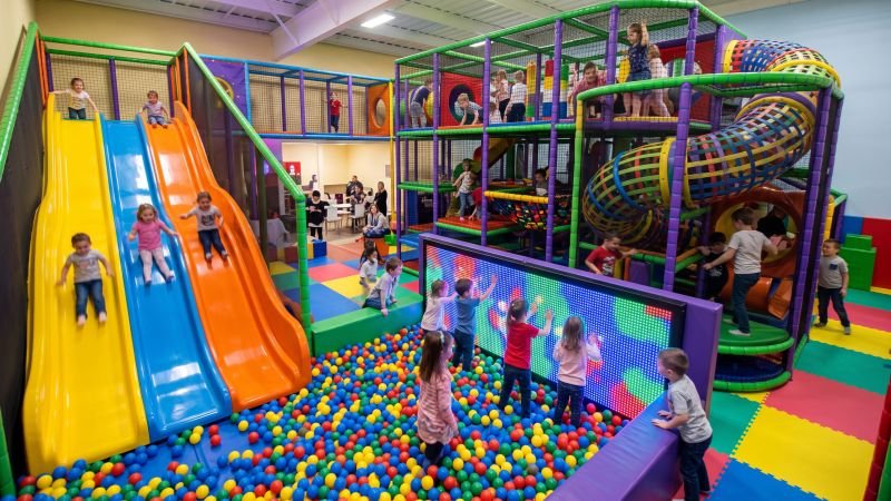 Modular Indoor Play Equipment And Slides