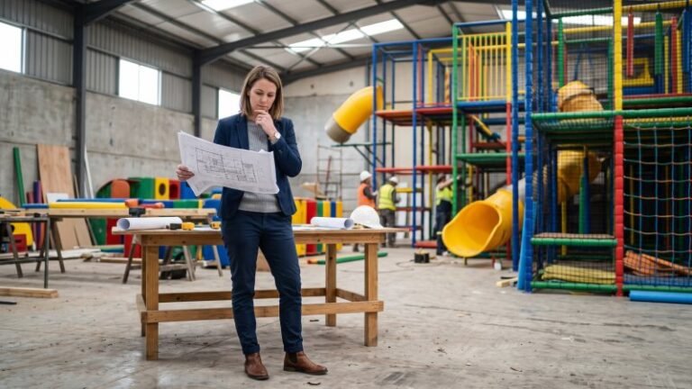 indoor playground construction budget planning