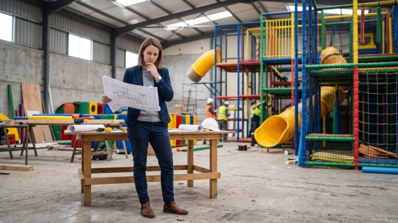 indoor playground construction budget planning