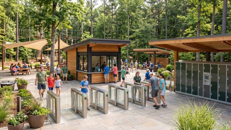 Adventure Park Ticketing and Entry Plaza