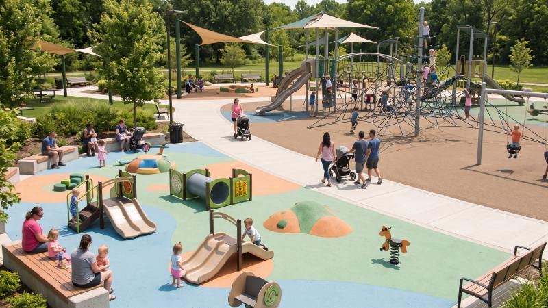 Age Appropriate Playground Zones