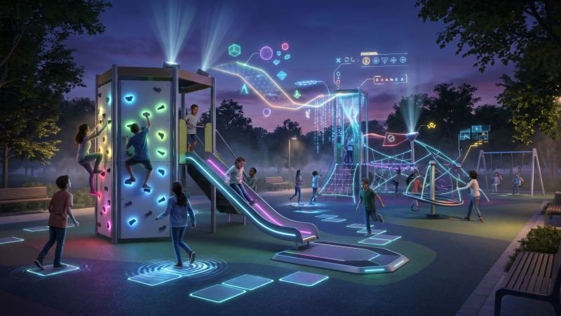 High Tech Gamified Playground Concept