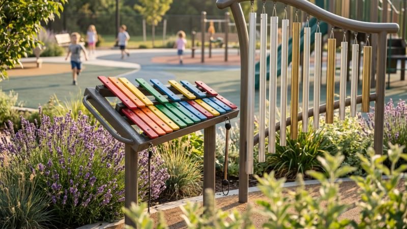 Outdoor Sensory Playground Instruments